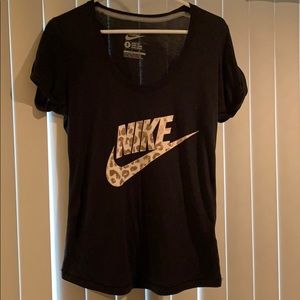 Black Nike Leopard Shirt